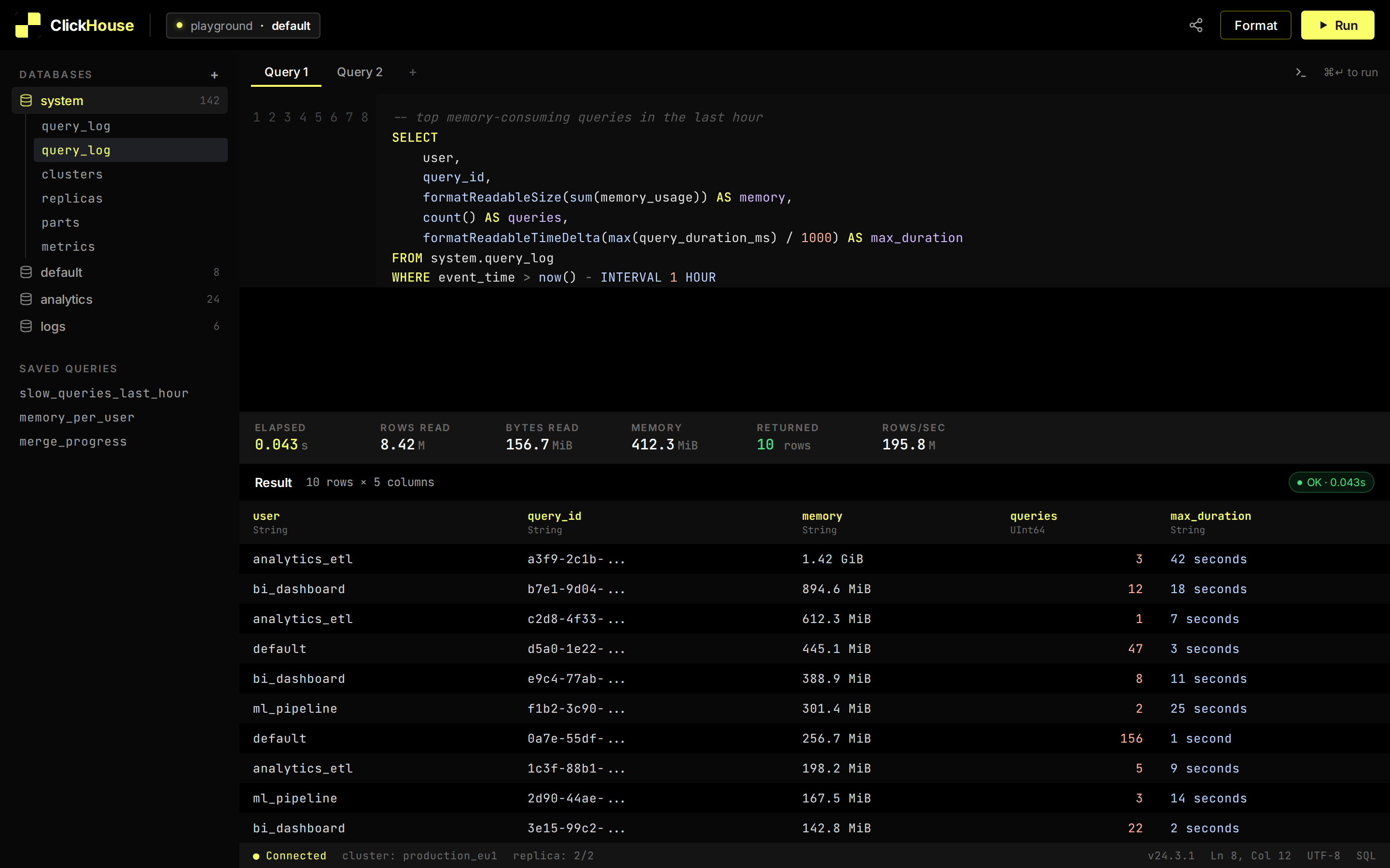 Clickhouse SQL playground (desktop-intent) (desktop)